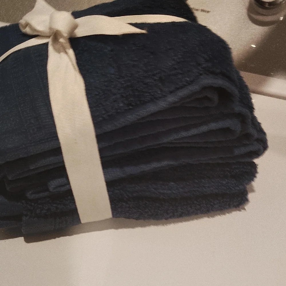 New Egyptian Cotton Washcloth Set Hotels Style